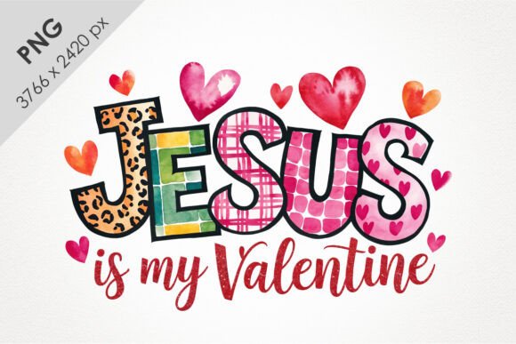 Christian Valentine’s Day PNG Clipart: A Unique Expression of Faith and Love