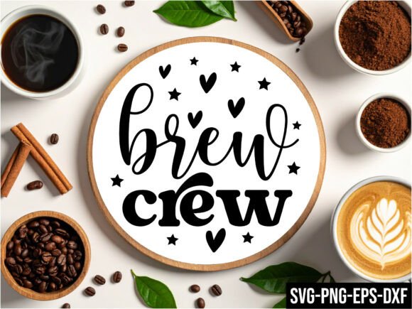 Elevate Your DIY Projects with the Brew Crew Round Sign SVG
