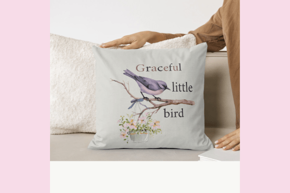 Embracing Serenity: The Versatile Appeal of Graceful Little Bird Clipart