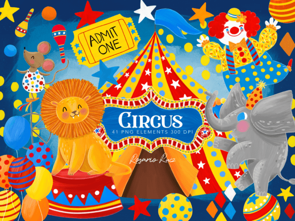 Evaluating the Creative Potential of Circus Clipart PNG: Clowns, Lions, and Tents