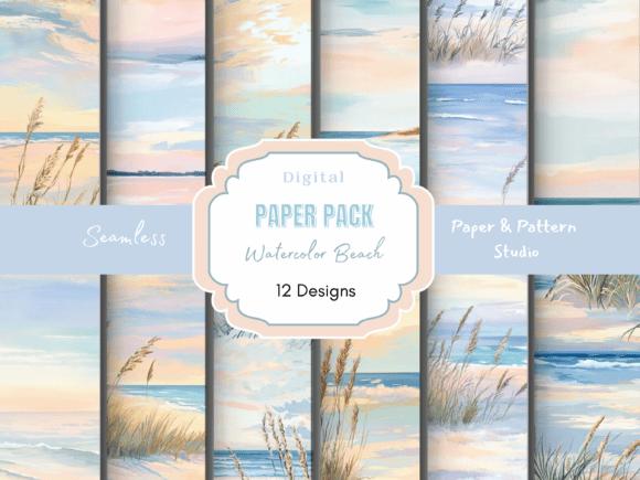 Evaluating Watercolor Beach Seamless Digital Paper for Creative Projects