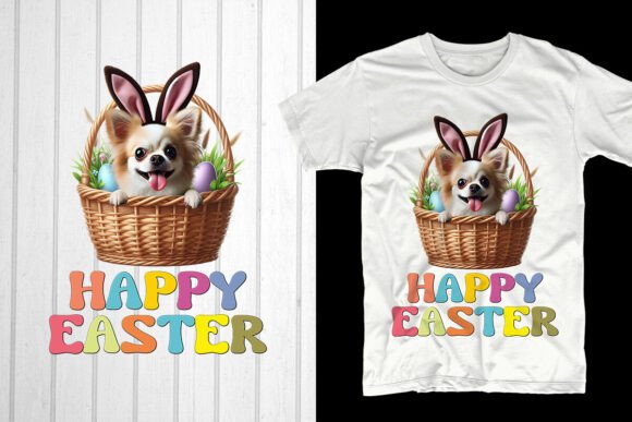 Happy Easter Chihuahua Dog Design