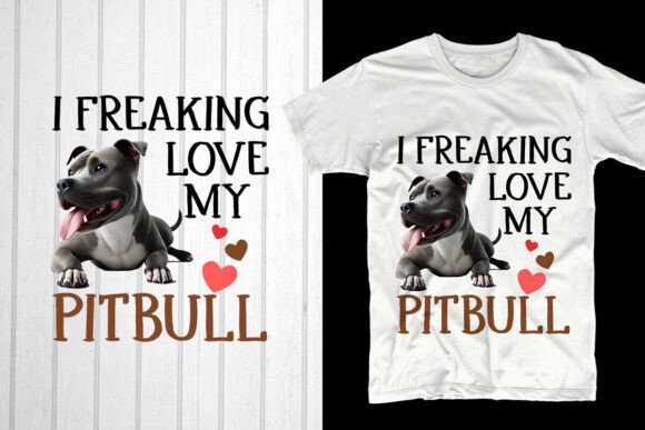 I Freaking Love My Pitbull: The Ultimate Valentine's Day Design for POD Success