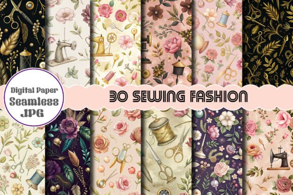 Sewing Fashion Seamless Pattern: A Creative Powerhouse