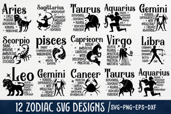 Unlocking Creative Potential: The Strategic Value of a Premium Zodiac Signs SVG Bundle
